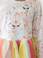 Load image into Gallery viewer, Rainbow Unicorn Dress
