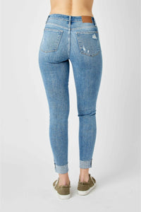 Judy Blue Skinny Mid Rise Distressed