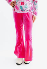 Load image into Gallery viewer, Hot Pink Bell Bottom Pants
