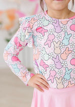 Load image into Gallery viewer, Kids Pink Bunny Graphic Shirt
