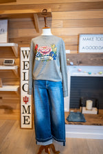 Load image into Gallery viewer, All Things Indiana Graphic Crew Neck Sweatshirt

