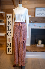 Load image into Gallery viewer, Magic Pants - Cheetah Print Wide Leg
