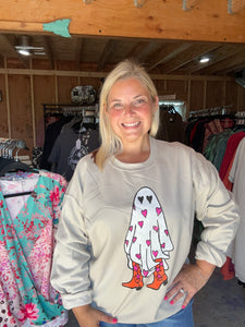 Boo in Boots Sweatshirt