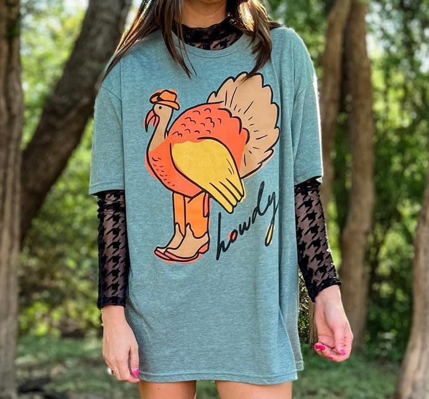 Howdy Turkey T-Shirt