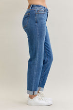 Load image into Gallery viewer, Judy Blue Mid Rise Boyfriend
